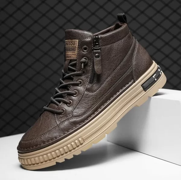 Men's High Top Boots Casual Korean Style Ankle Shoes