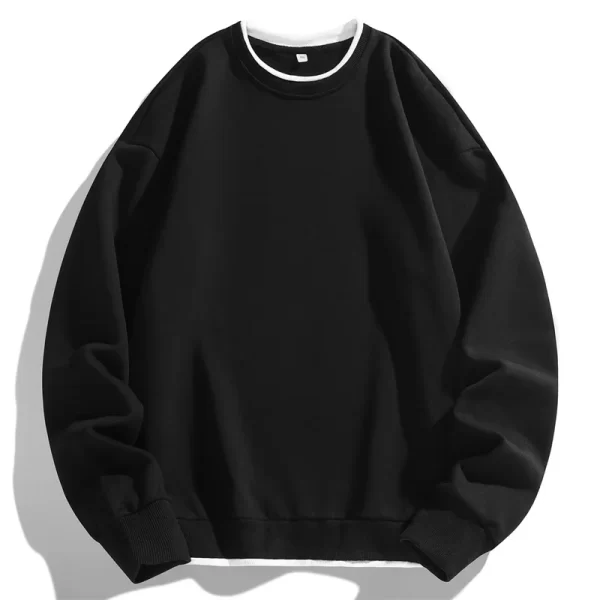 Men's Harajuku Hoodie Loose Fit O-Neck Streetwear - Image 4