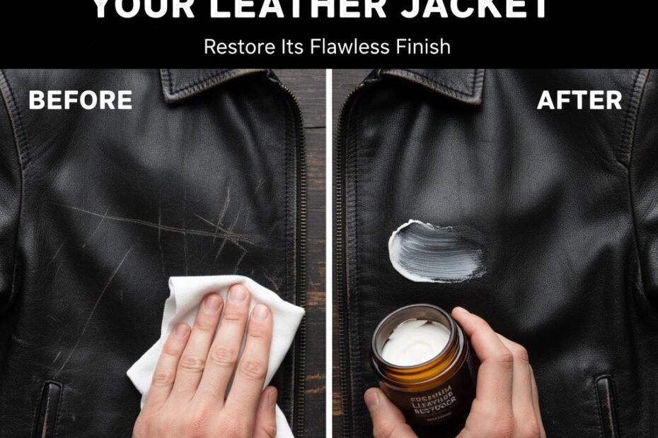 remove scratches from leather jacket