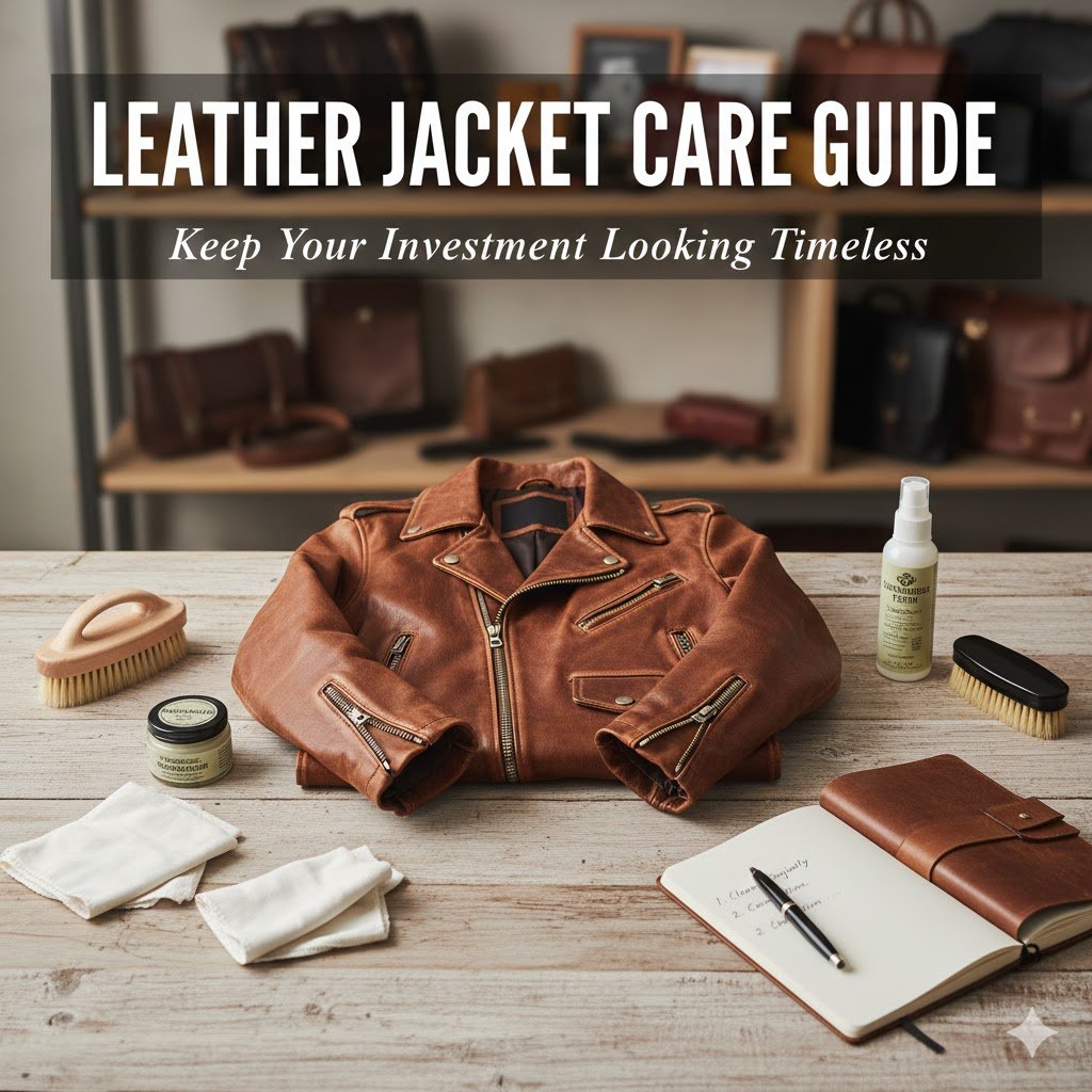 leather jacket care guide