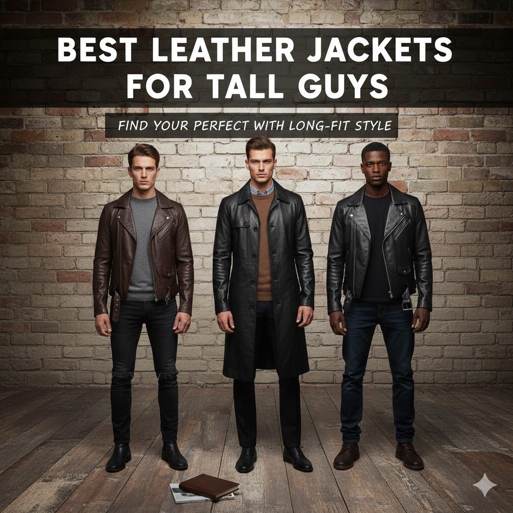 best leather jackets for tall guys