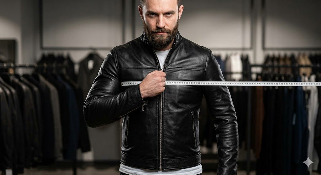 should you size up or down in a leather jacket